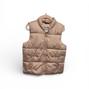 Old Navy toddler girl light pink Puffer Vest